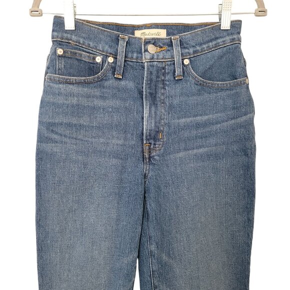 Madewell The Perfect Vintage Straight Jean in Mayfield Wash Womens Size 25 - Picture 8 of 9